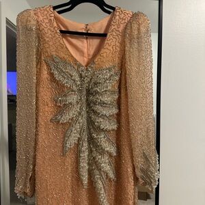 Vintage Heavy beaded dress